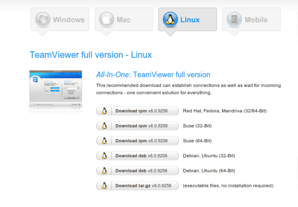 teamviewer install ubuntu