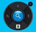 Widget while scan is in progress