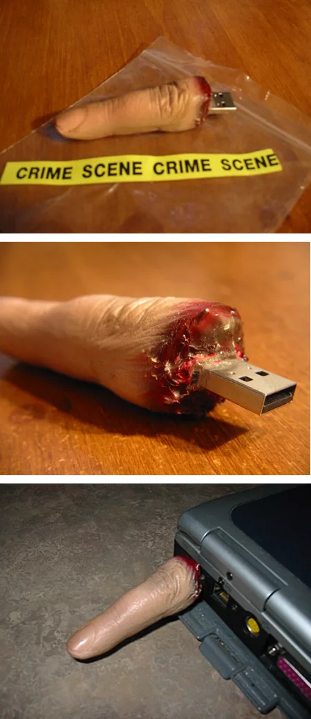Crime-Scene-FInger-USB