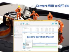 mbr to gpt easeus partition master