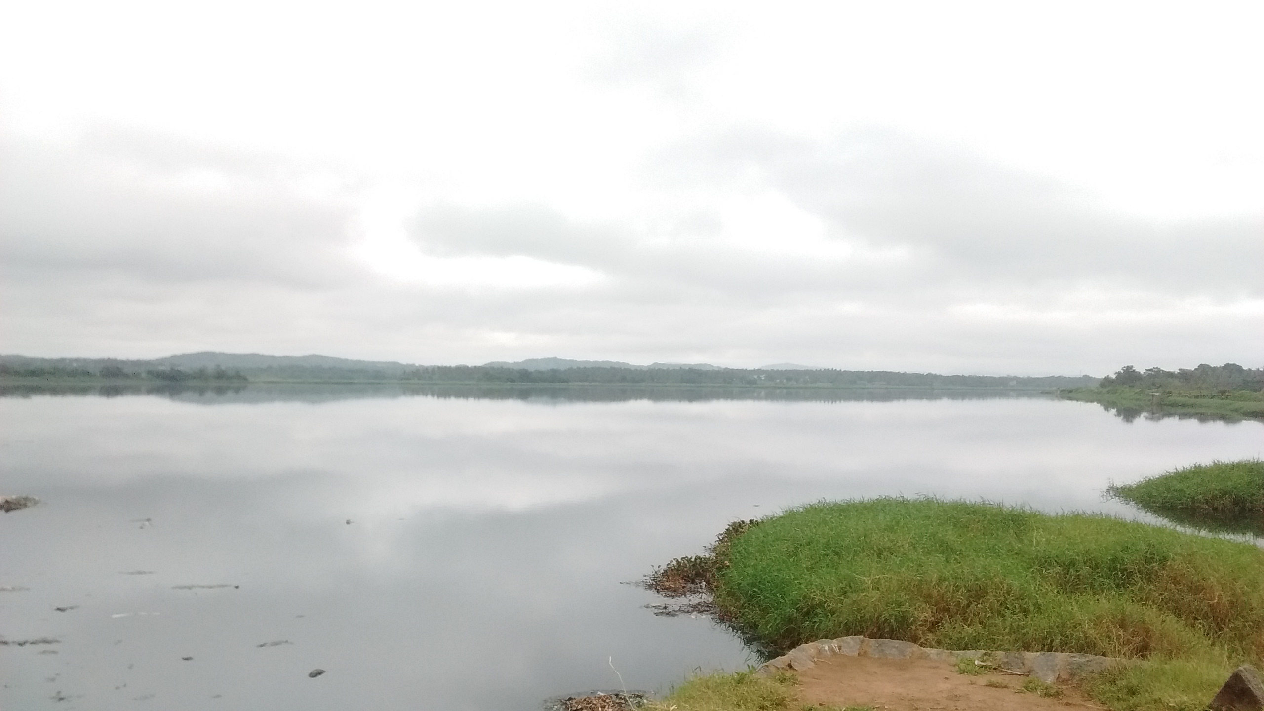 Beautifully large water body, but polluted to an extreme extent